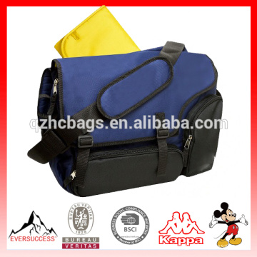 Bolso de lona impermeable para hombres con correa de mensajero desmontable (ES-Z361)